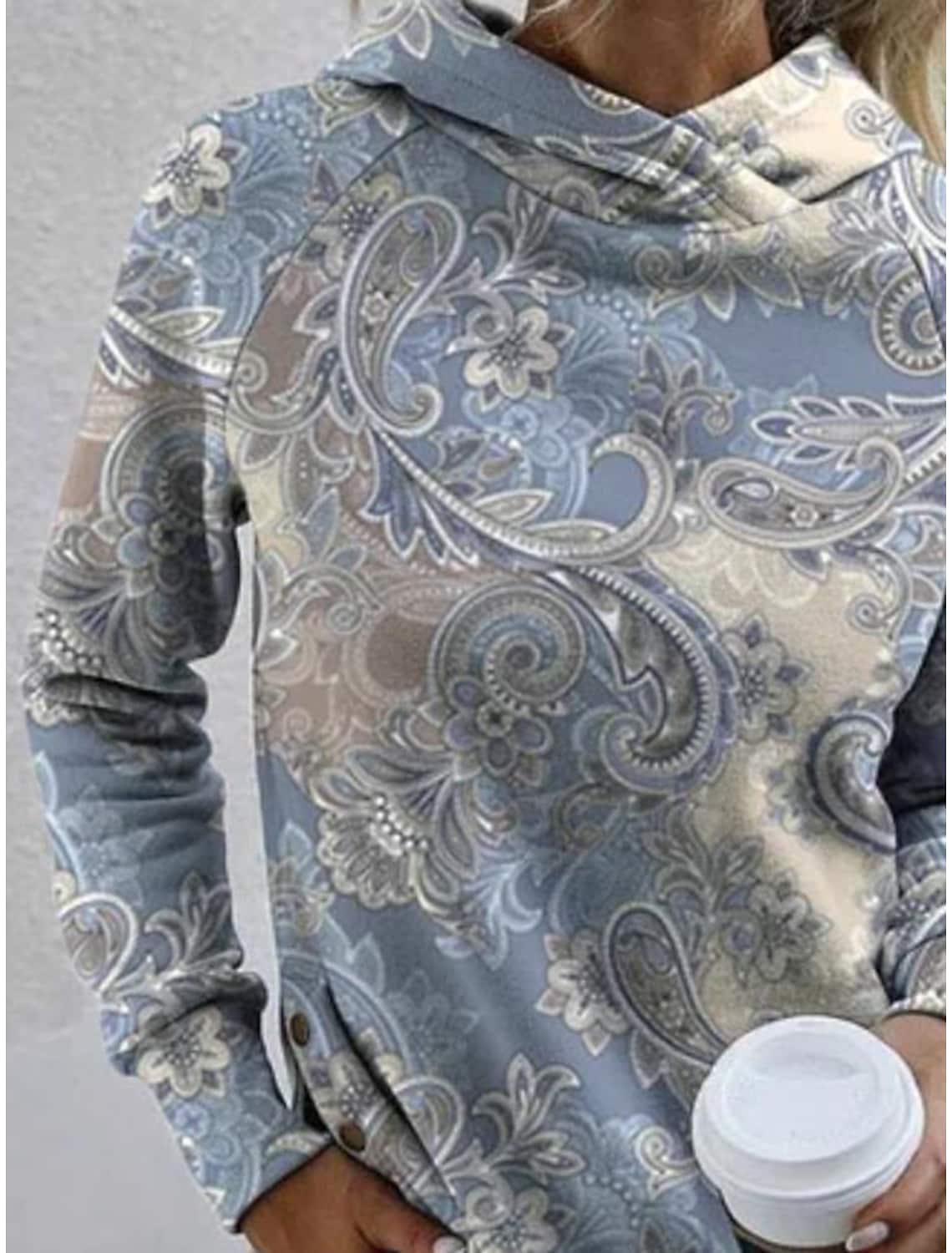 Bluza długa z kapturem i dopasowanymi rękawami Dulcea-Bluzy-Evoranow