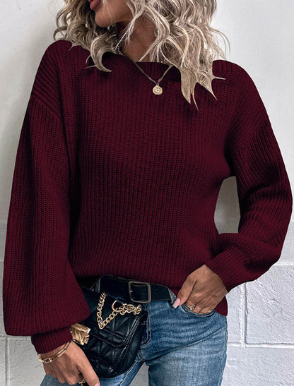 Sweter w prążki z luźnymi rękawami Legacy