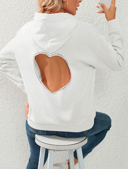 Bluza z wycięciem w kształcie serca na plecach Ziynet