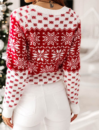 Sweter w świąteczny wzór na Boże Narodzenie Loreen